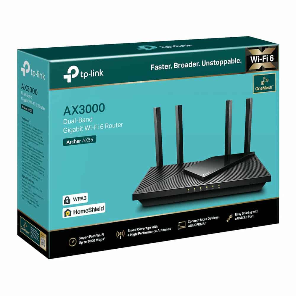 (image for) tp-link Dual-Band AX55 WiFi 6 Router